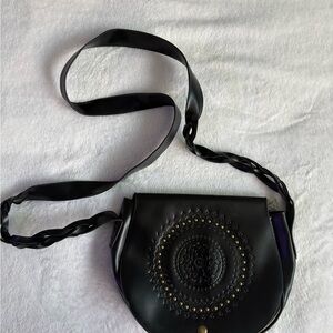 Black Embellished Women's Bag